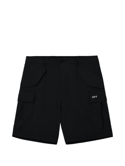 Off-White cargo-pocket shorts