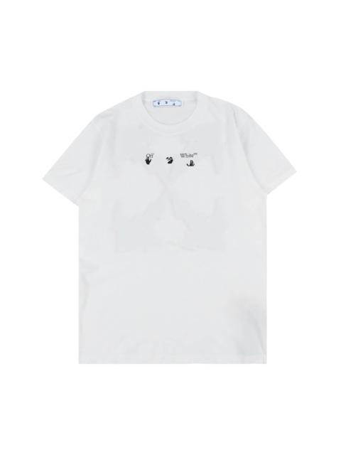 Off-White Bolt Arrow Short-Sleeve Slim Tee 'White/Green'