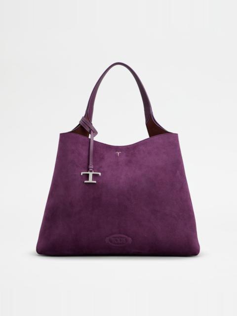 Tod's TOD'S BAG IN SUEDE MEDIUM - VIOLET