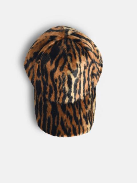 STAND STUDIO 'CYRENE' CAP IN ANIMALIER MODACRYLIC