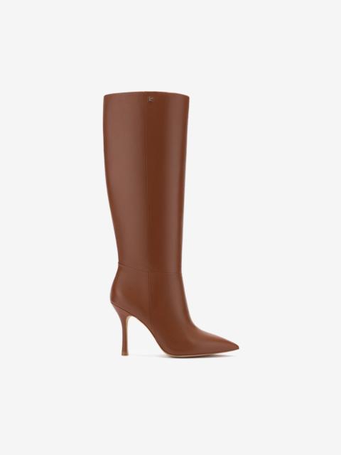 Larroudé Kate Boot In Caramel Leather