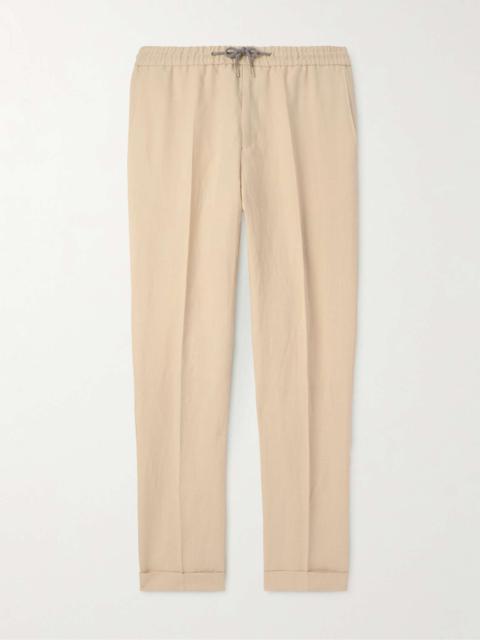 Paul Smith Straight-Leg Linen Drawstring Trousers