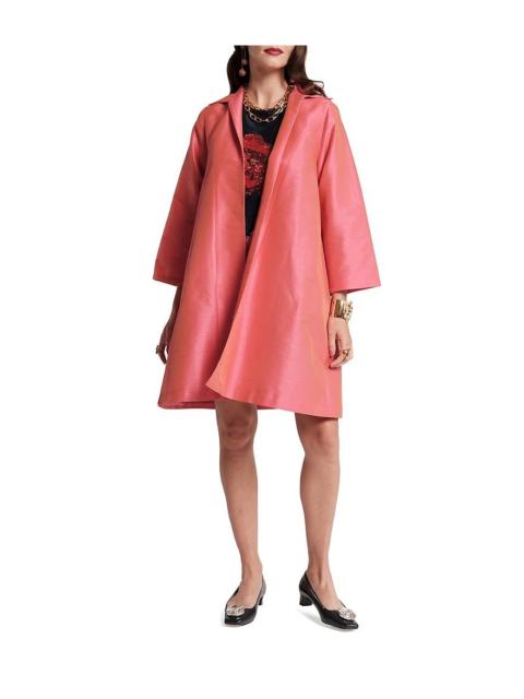 FRANCES VALENTINE Charlotte Luxurious Dupioni Open-Front Topper Jacket
