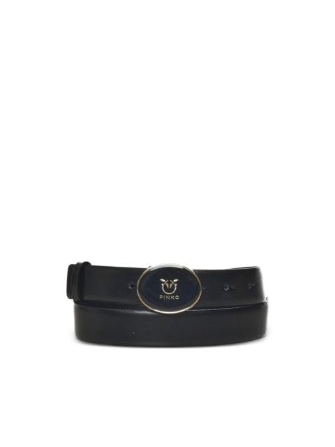 PINKO oval buckle belt