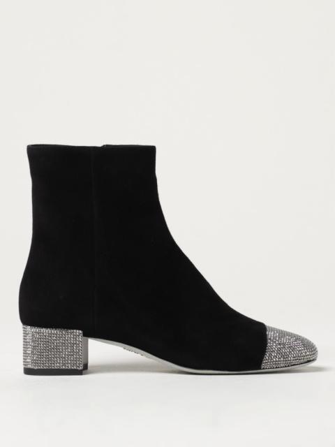 RENE CAOVILLA René Caovilla ankle boots in suede and crystals