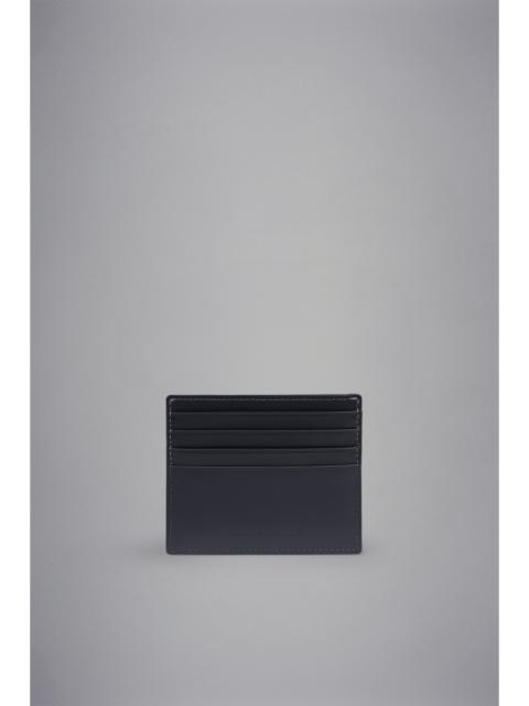 Paul & Shark FIN-EMBOSSED LEATHER CARDHOLDER