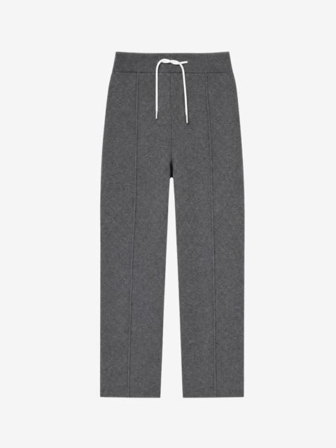 The Kooples STRAIGHT-LEG PANTS IN GRAY WOOL AND CASHMERE