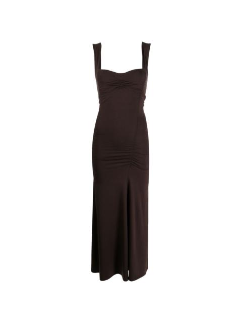 【関税込み】Reformation ブラック Amaia ミディアムドレス Reformation Black Amaia Midi Dress | REVERSIBLE