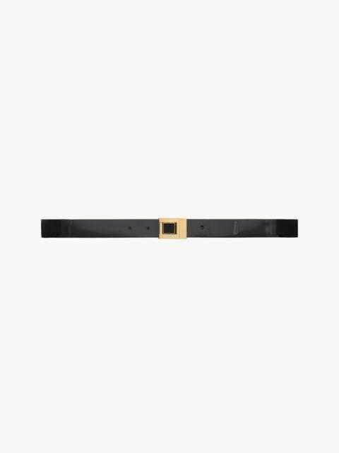 SAINT LAURENT LA 76 BELT IN BRUSHED LEATHER