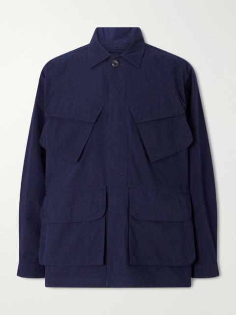 Drake's Jungle Cotton-Ripstop Overshirt