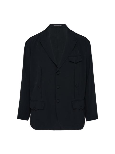 Yohji Yamamoto Front Back Opened Lapel Jacket