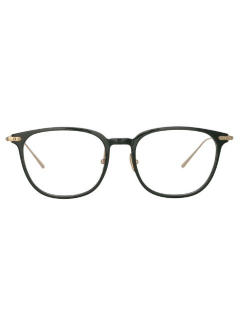 WRIGHT RECTANGULAR OPTICAL FRAME IN FOREST GREEN (ASIAN FIT)