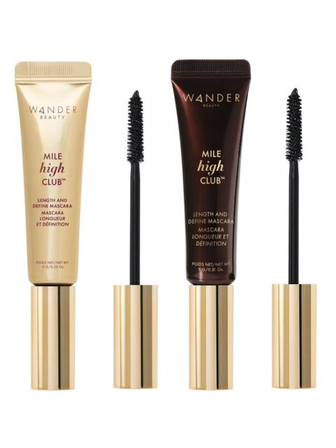 Wander Beauty Wander Beauty Mile High Club Length and Define Mascara Duo (Worth $52)