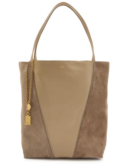 Chloé Chloe Spin Medium Panelled Suede Tote bag