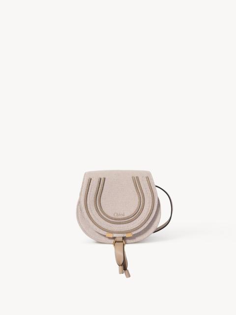 Chloé SMALL MARCIE SADDLE BAG IN CANVAS