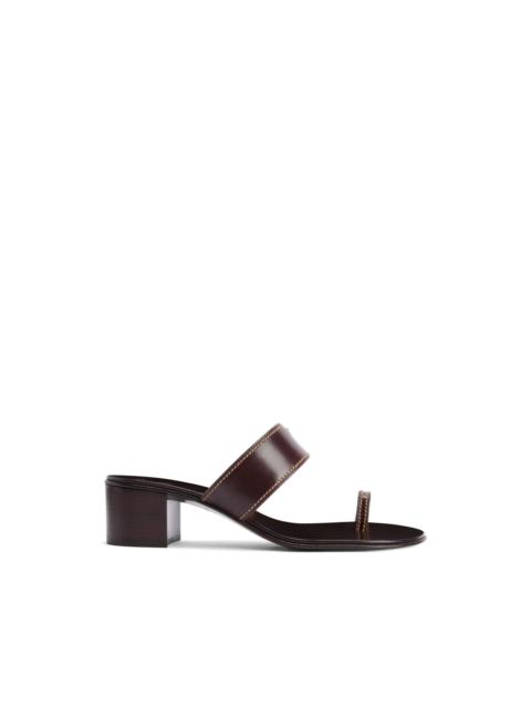 Giuseppe Zanotti stitching leather sandals