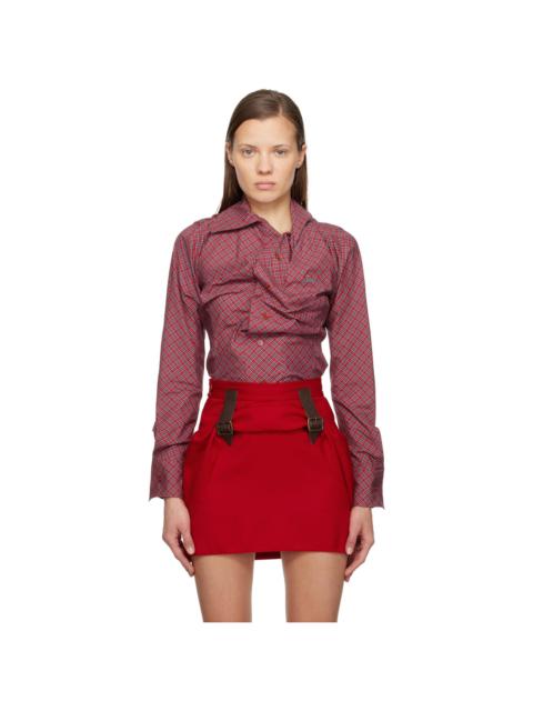 Vivienne Westwood Red Drunken Shirt