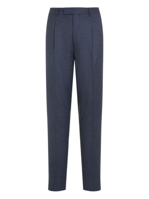 ZEGNA pleated wool trousers