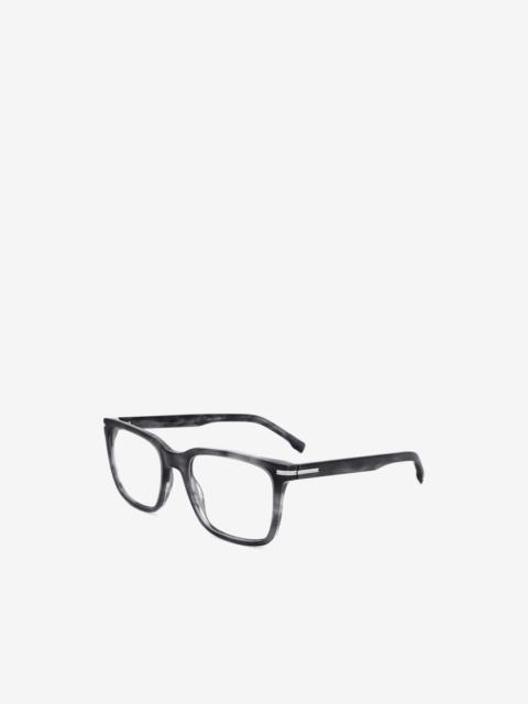 BOSS square-frame glasses