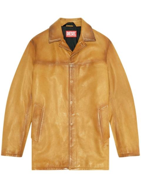 Diesel L-Nico leather jacket