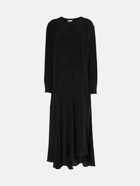 Hanane ruffled silk maxi dress