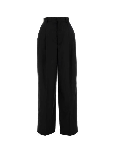 Moschino Black Wool Palazzo Pant