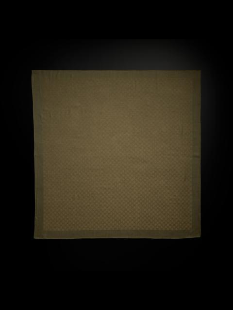 GUCCI GG wool silk jacquard shawl