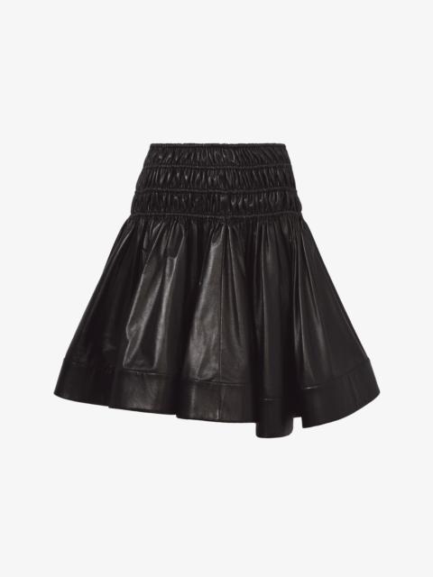 Plonge Leather Skirt
