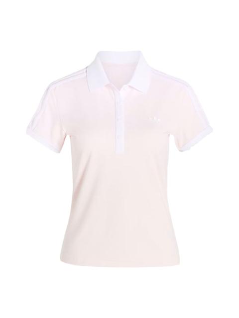 adidas (WMNS) adidas Tennis Classic Polo Shirt Asia Sizing 'Distilled Pink' KY8890