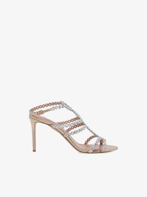AQUAZZURA Mooncrush crystal-embellished sandals