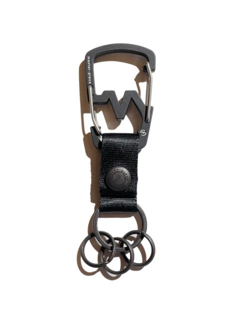 master-piece M-Carabiner Key Ring Key Chain Black