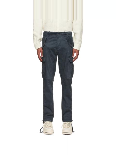 Faith Connexion Black Cotton Cargo Pants