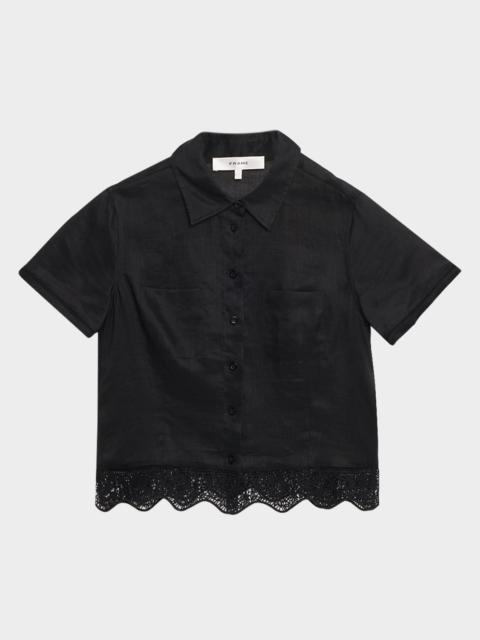 FRAME The Embroidered Seaside Shirt