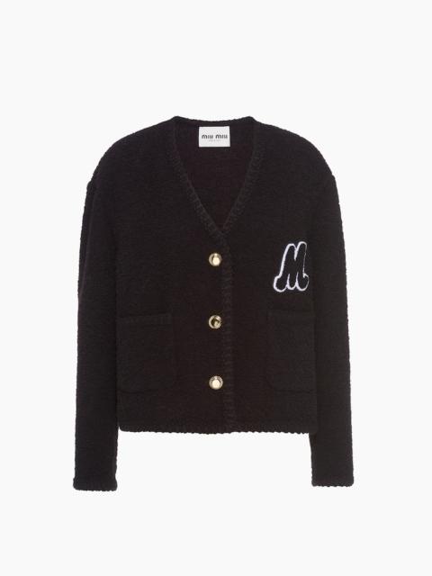 Miu Miu Single-breasted bouclé jacket