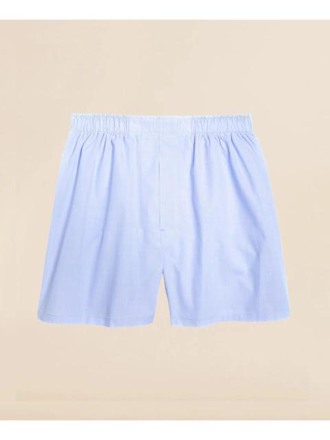 Brooks Brothers Cotton Broadcloth End-on-End Boxers