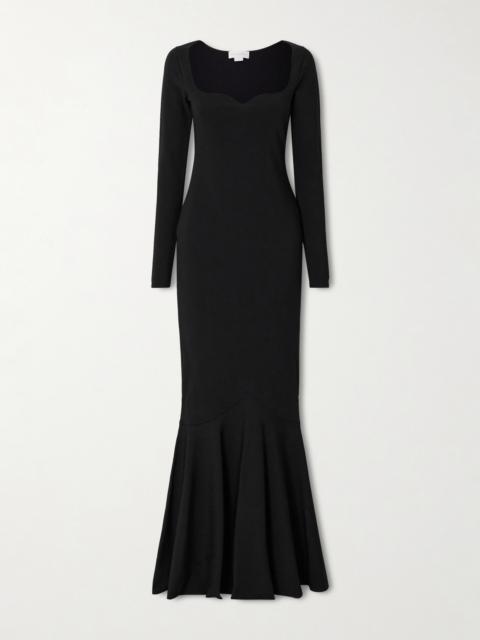 Stella McCartney Flared Stretch-jersey Bustier Gown