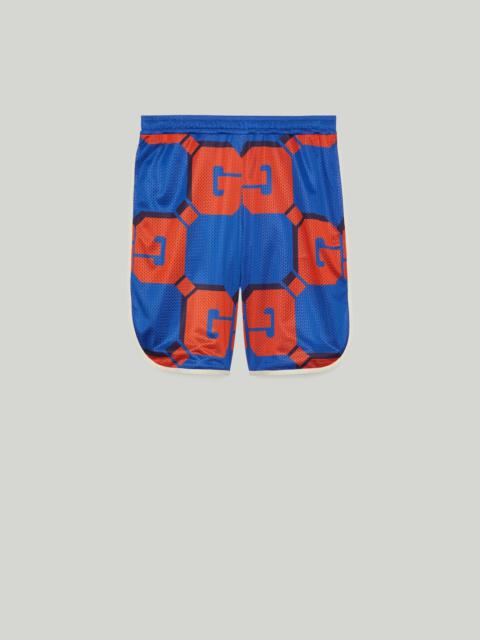 GUCCI GG print mesh basketball shorts