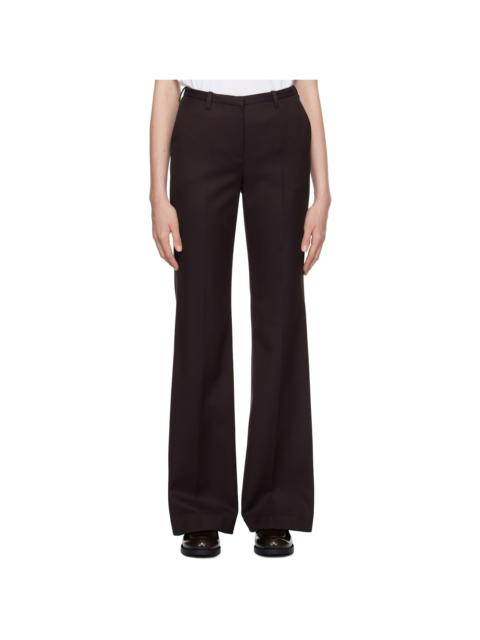 The Frankie Shop Purple Lyra Flared Trousers