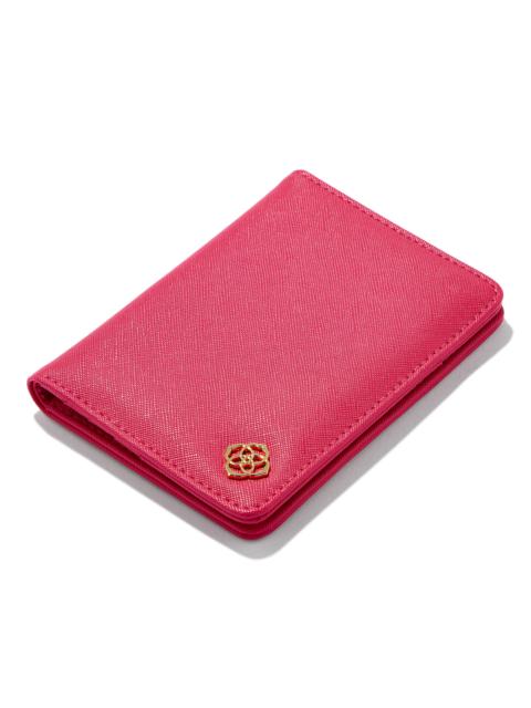 KENDRA SCOTT Passport Holder in Hot Pink