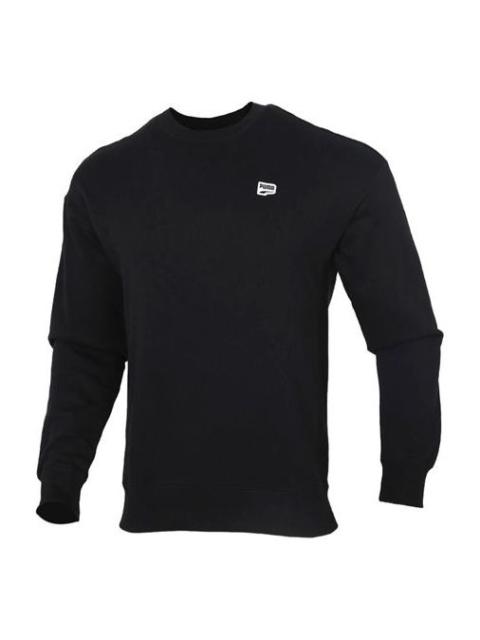 PUMA PUMA Downtown Crew Casual Round Neck Pullover Black 599173-01