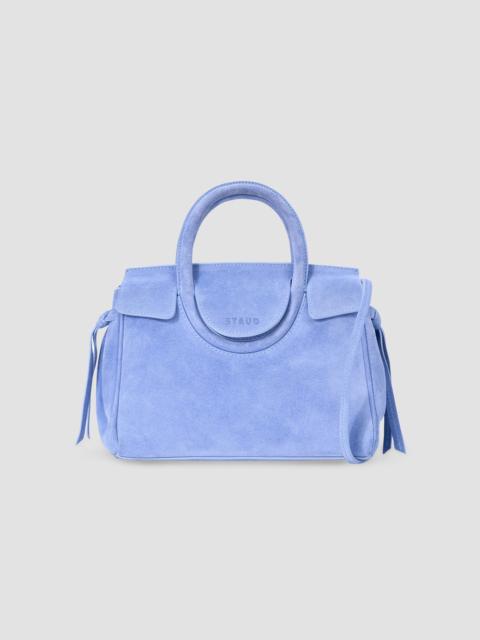 STAUD Women's Maude Mini Suede Carryall Bag - Cielo