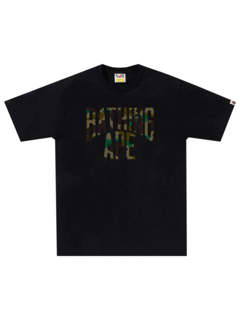 BAPE 1st Camo NYC Logo Tee 'Black/Green'