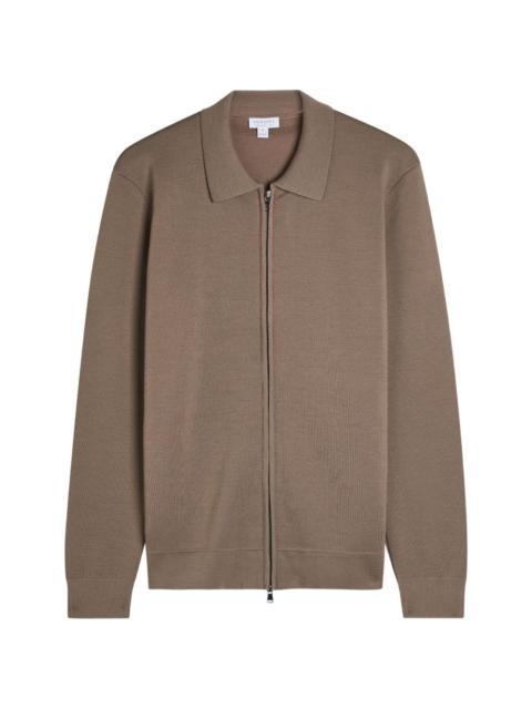 Sunspel zip-collared jacket
