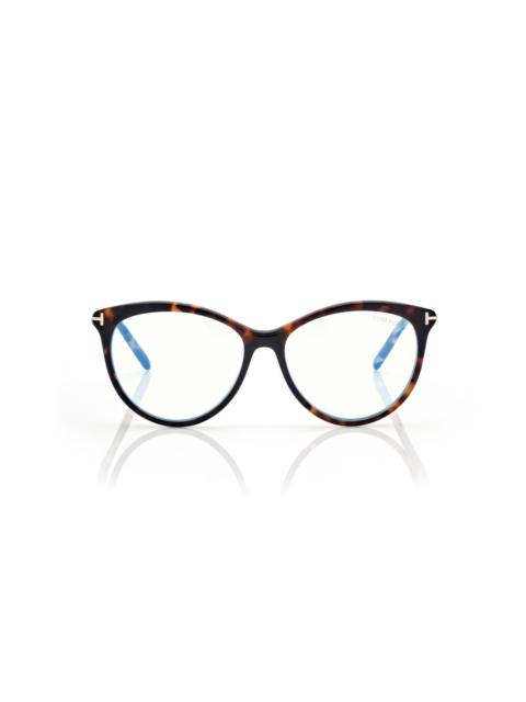 TOM FORD BLUE BLOCK ROUND OPTICALS