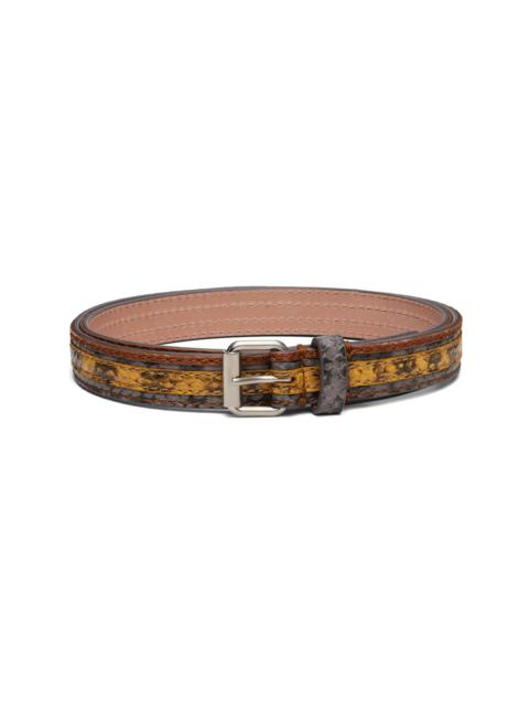 Dries Van Noten Multicolor Striped Belt