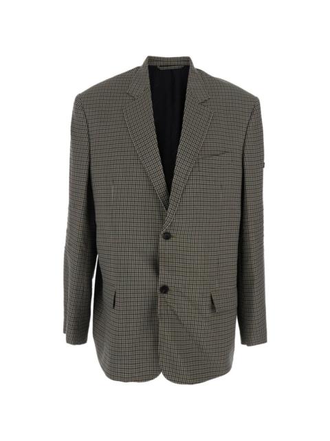 BALENCIAGA checked blazer