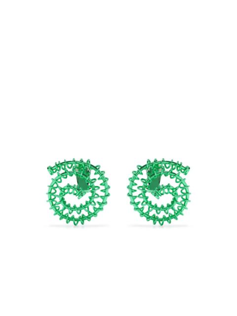 SUNNEI spiral-bound circular-design earrings