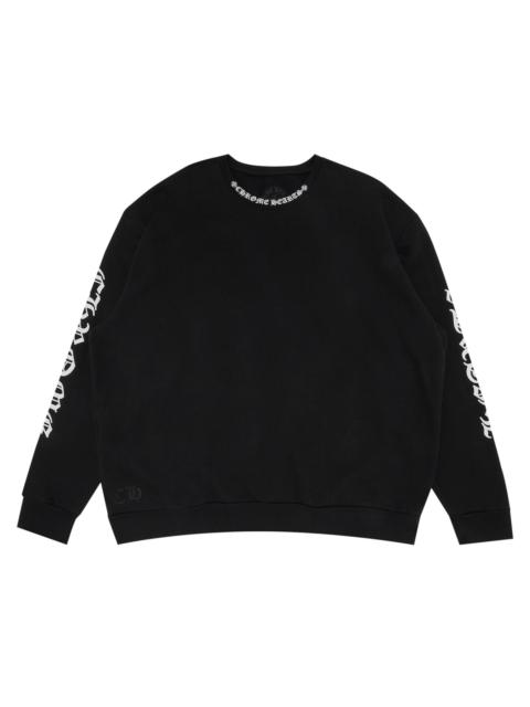 Chrome Hearts Chrome Hearts Neck Logo Crewneck Sweatshirt 'Black'