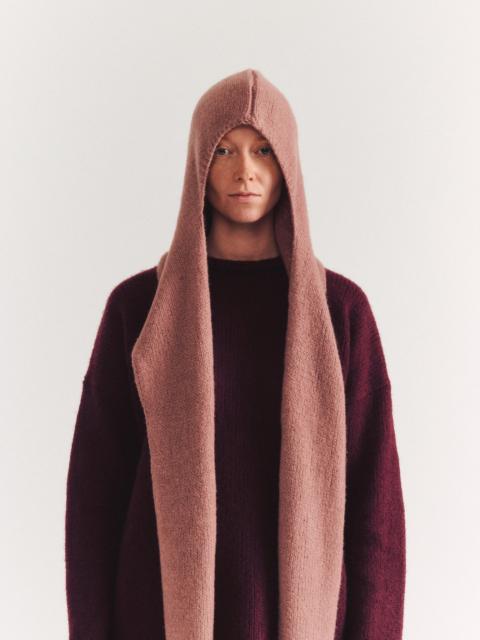 CASEY/CASEY SOFTY HOODED SCARF - WO CASH - PINK