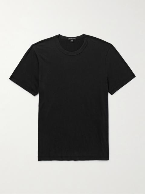 JAMES PERSE Lotus Brushed Cotton-Jersey T-Shirt